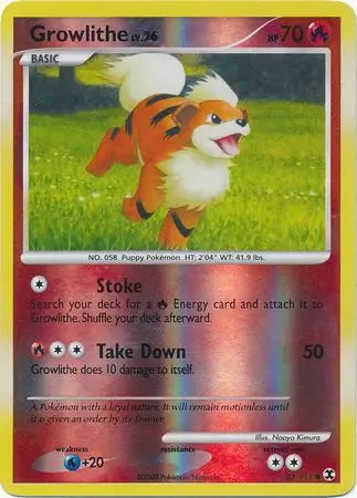 Rising Rivals Growlithe #63/111 reverse holo